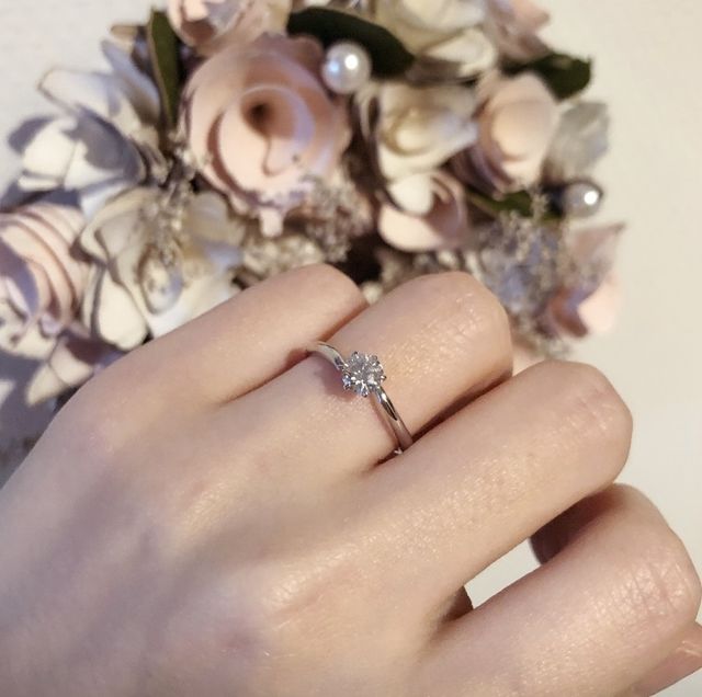 購入した婚約指輪