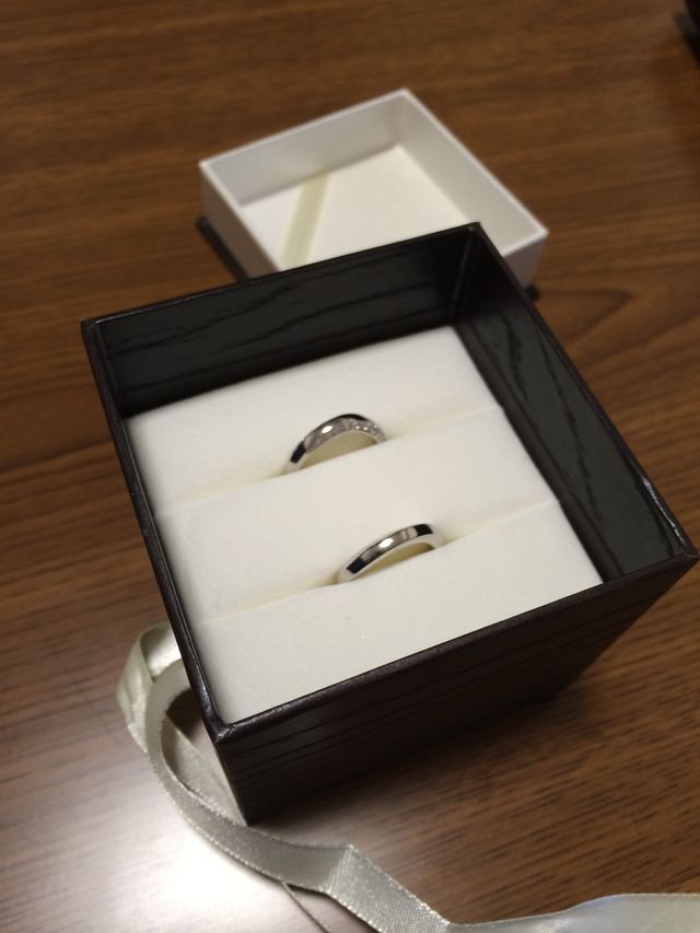 最初に出してくれた指輪がドンピシャでした！