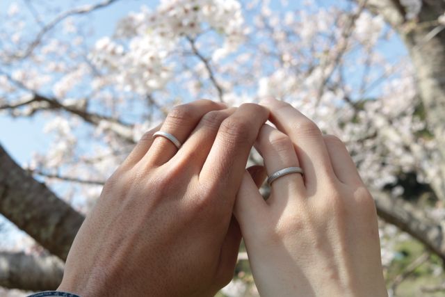 前撮り用に外で撮影しました。