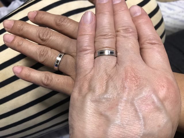 リングの交換後にも撮影。