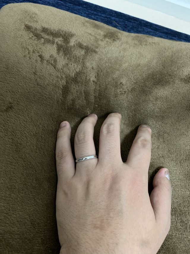 指輪をつけている時です。