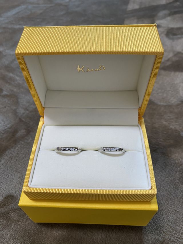 こだわりを掛け合わせて作って頂いた指輪で気に入ってます。