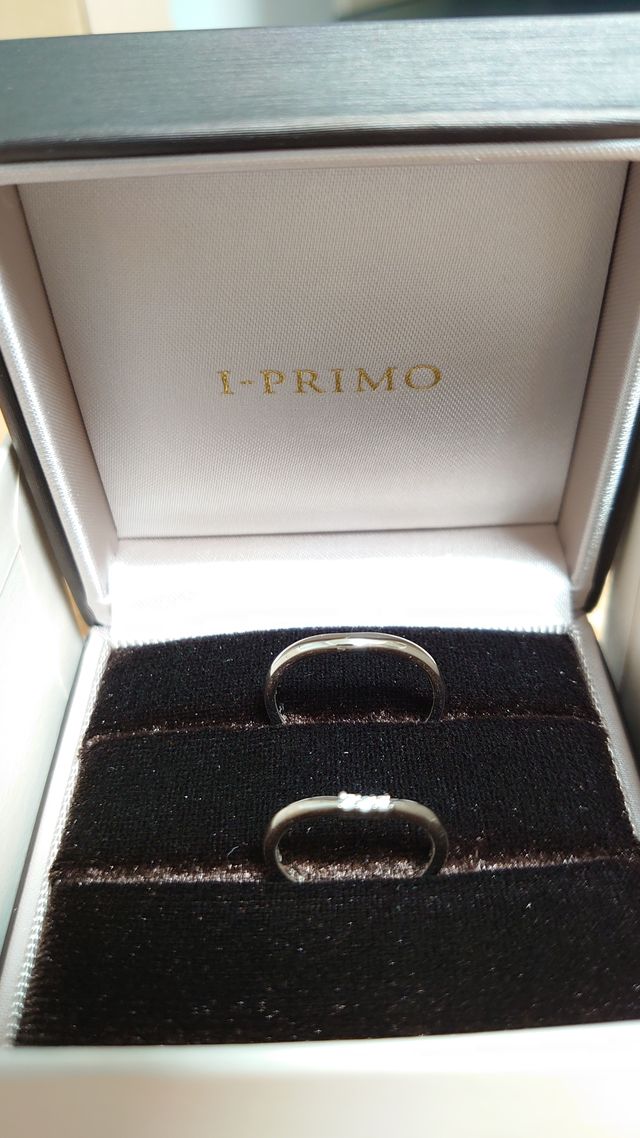 結婚指輪ナパイア　3月に購入し4月に受取