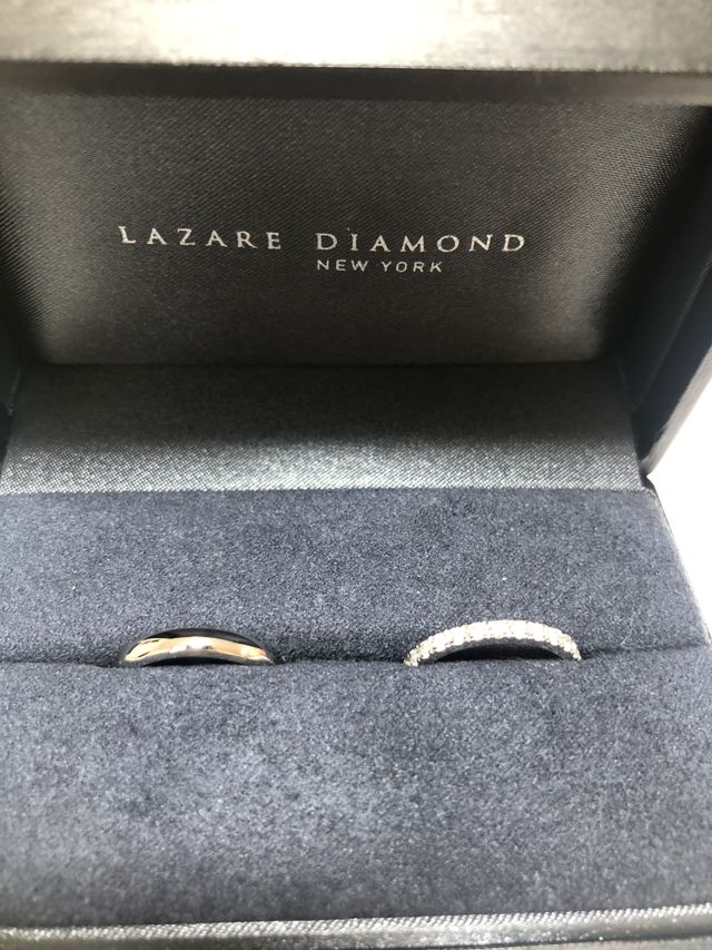 旦那様はシンプルに、私はハーフエタニティ