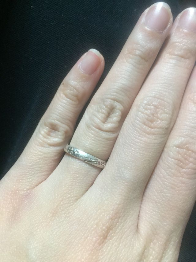 ミニーちゃんの指輪です。