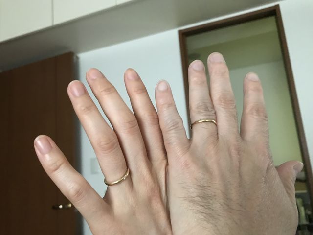 イエローゴールドが気に入りました！