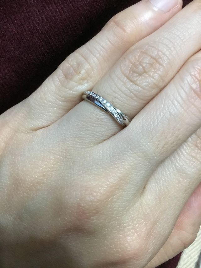 キラキラ輝くお気に入りの指輪