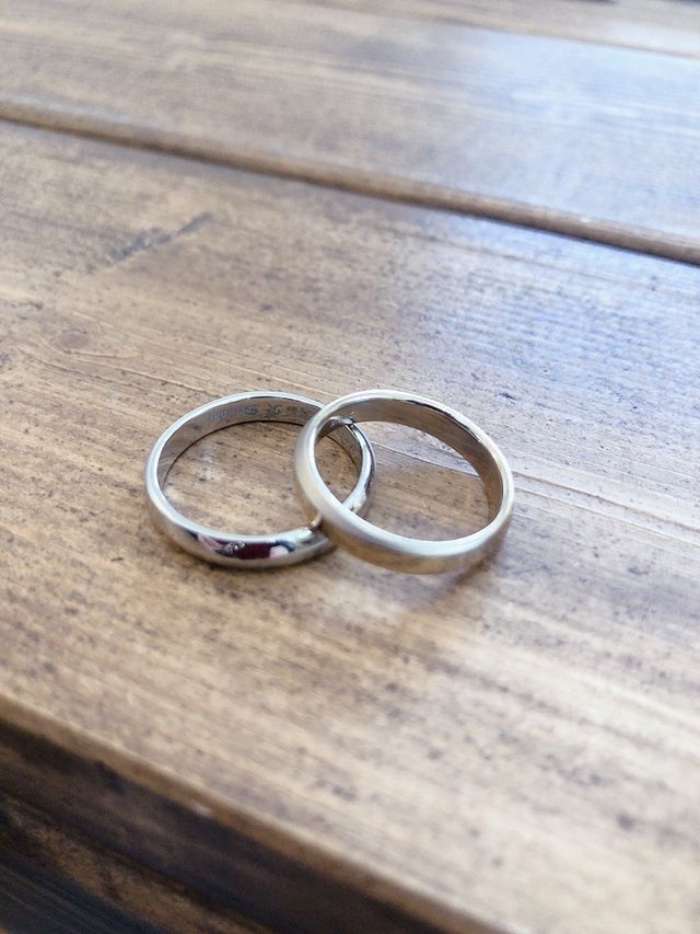 自分達でデザインを選んで作りました。作ってる時間も想い出に。