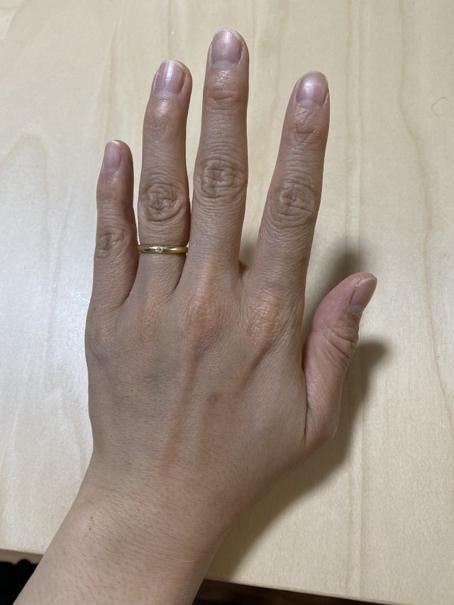 着用時のリング