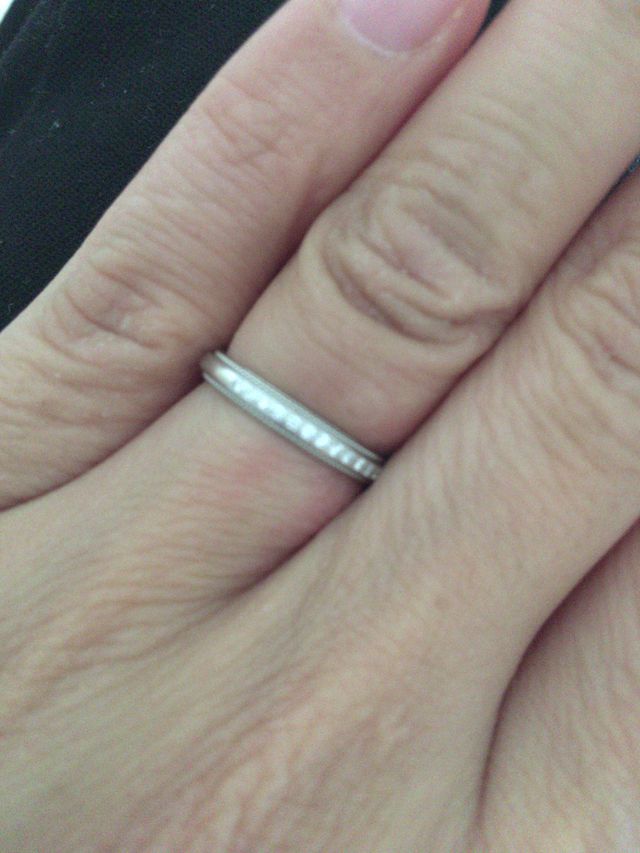 ダイヤが輝いていて気に入ってます