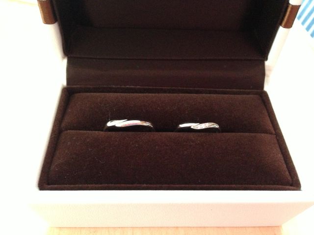 結婚指輪です。