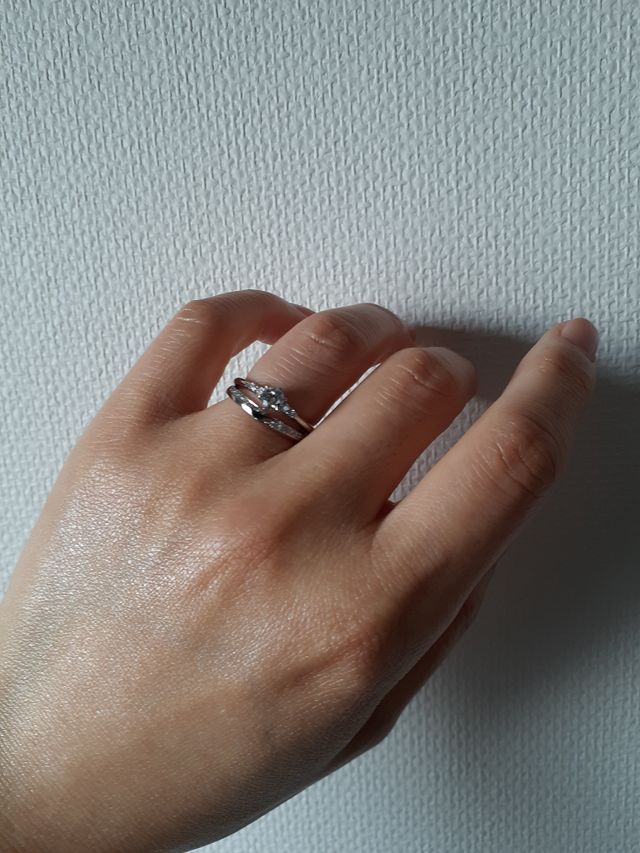 マリッジリングとのセット