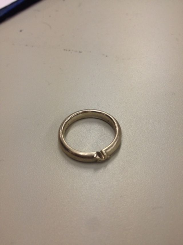 指輪単体です。