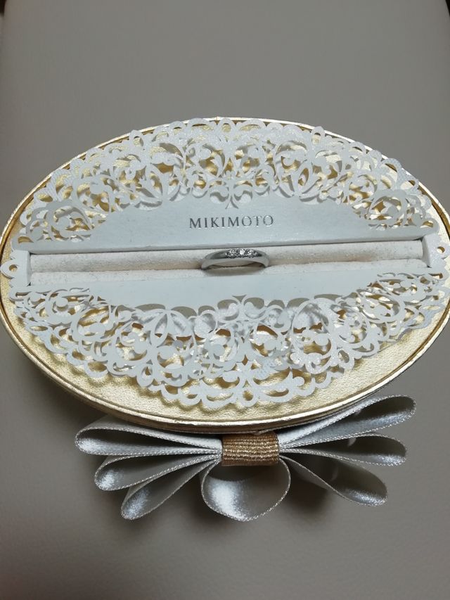 3石ダイアモンドの指輪