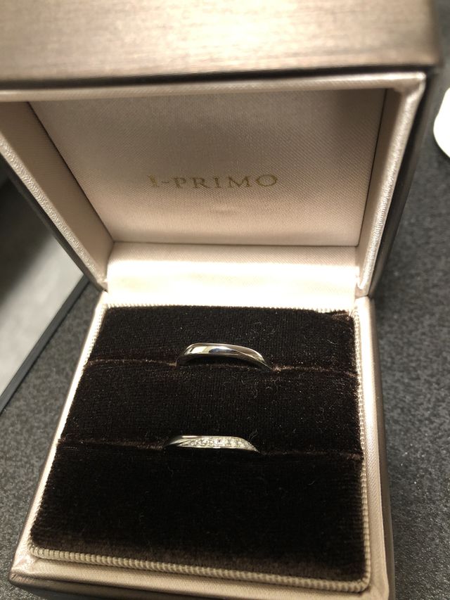 待ち遠しかった指輪が到着しました！
