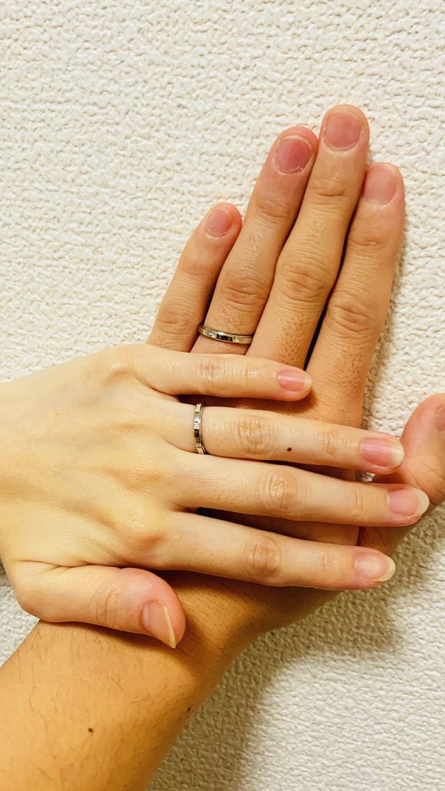 左手薬指着用写真