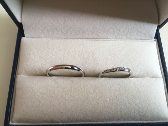 夫とはペアにはせずそれぞれの好みで選びました。