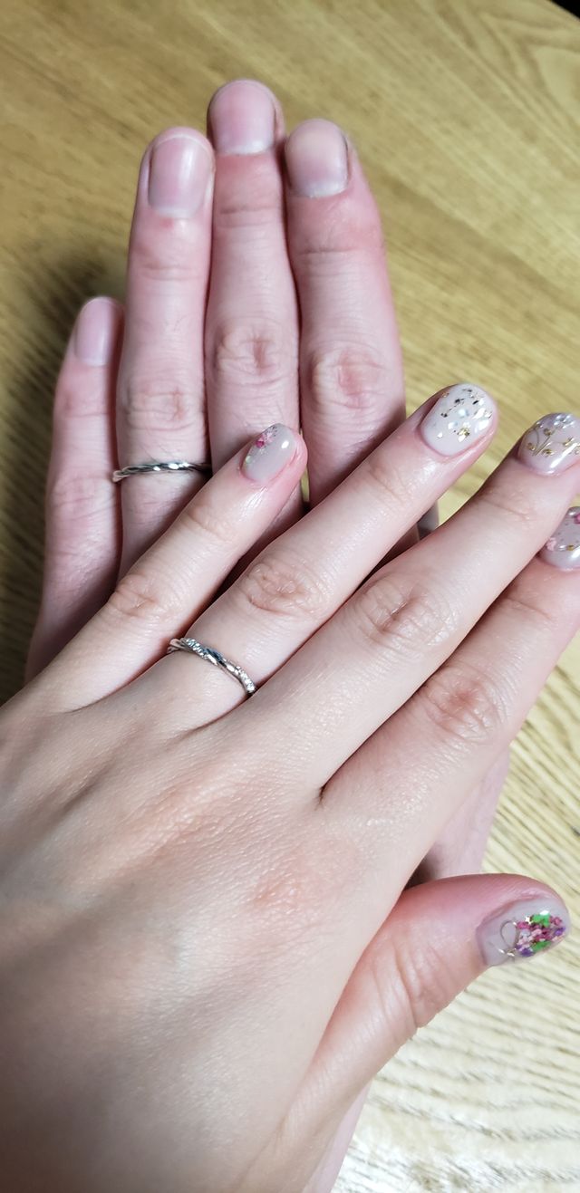 2人の着画の写真です。