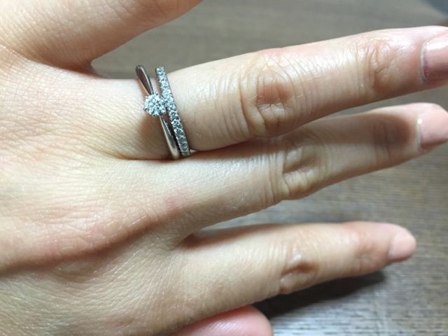 ハーフエタニティが結婚指輪