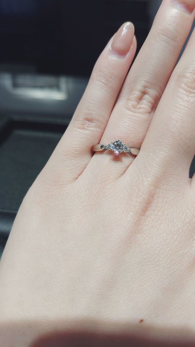 購入時に着けた写真