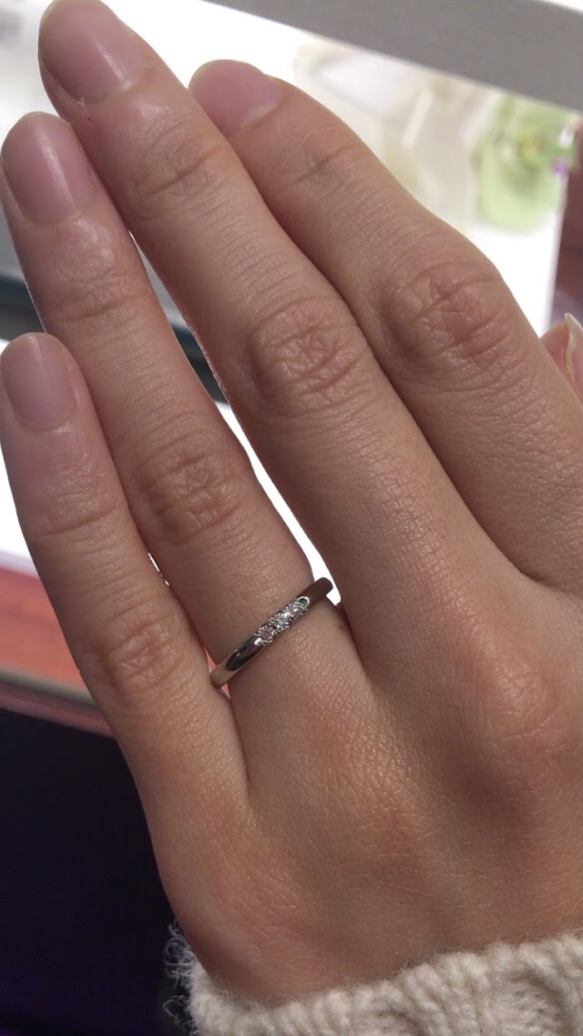 試着時の写真です