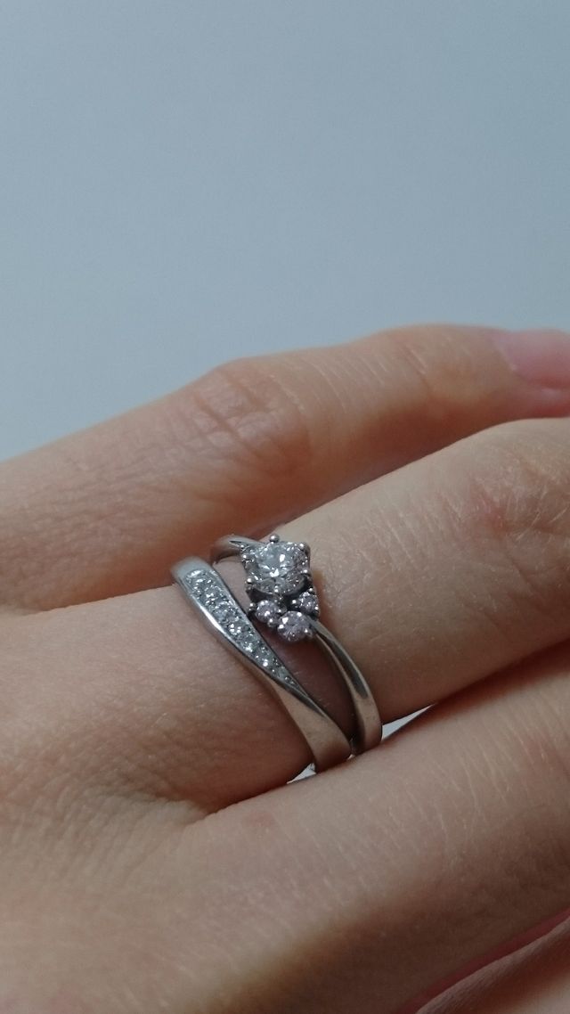 アシンメトリーが気に入ってます♪