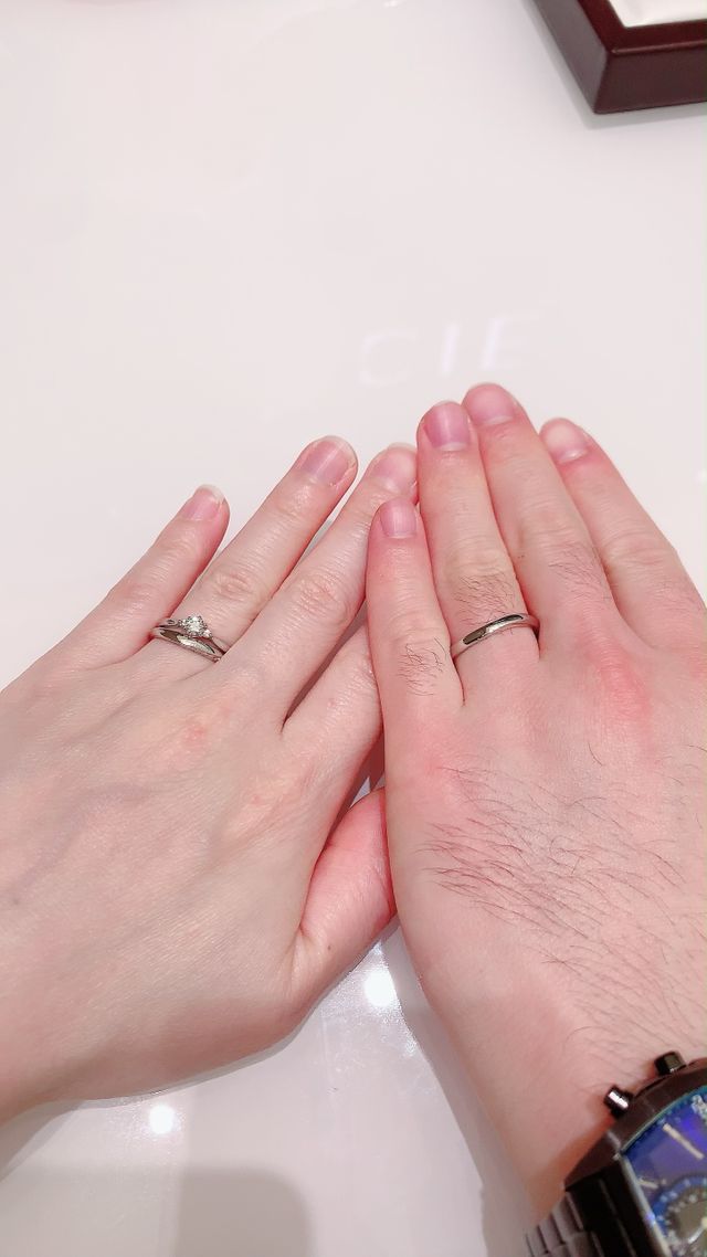 2人で選んだ凛と白鈴です。