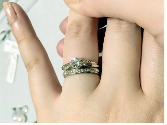 大粒のダイヤでとても豪華でした