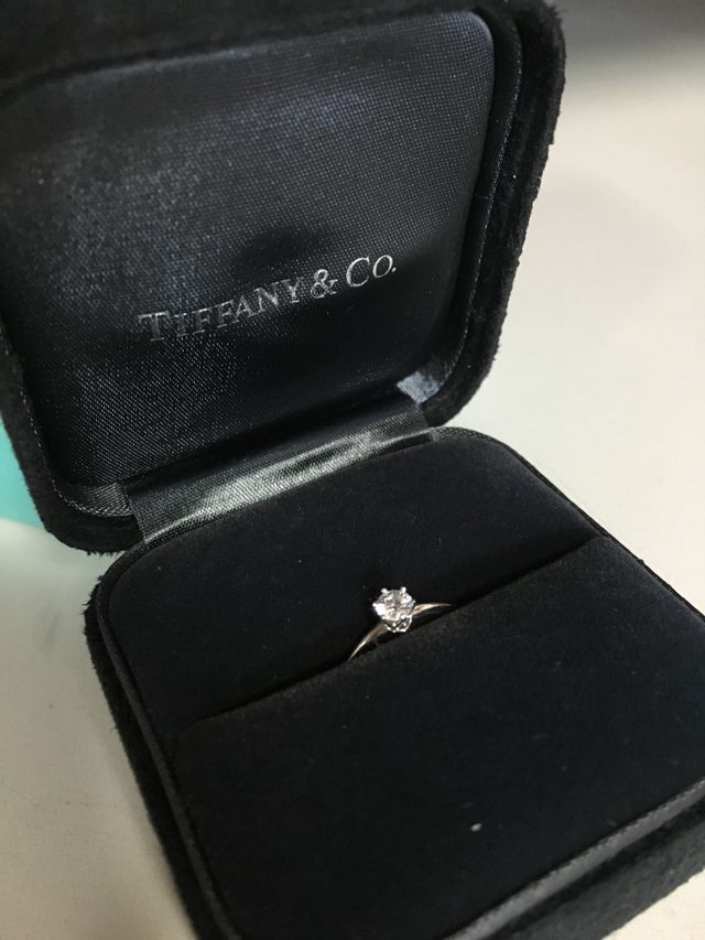 リングケースに入った状態です