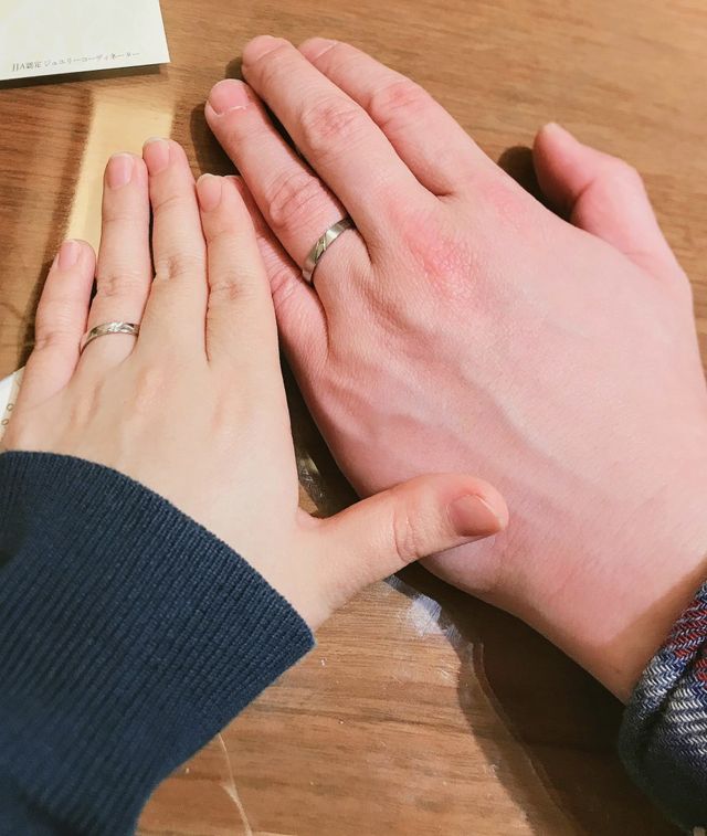 購入時着用して撮りました