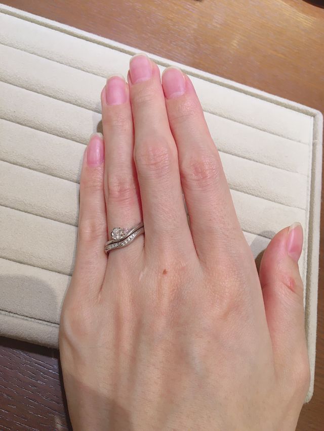 試着時の写真です。