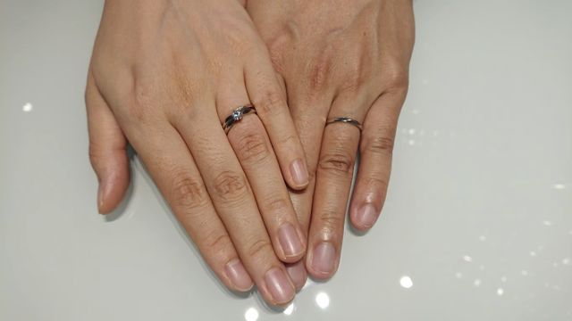 結婚指輪
( 女性側のみセットリング)
