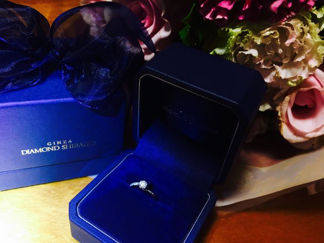 プロポーズをしてもらった時の写真