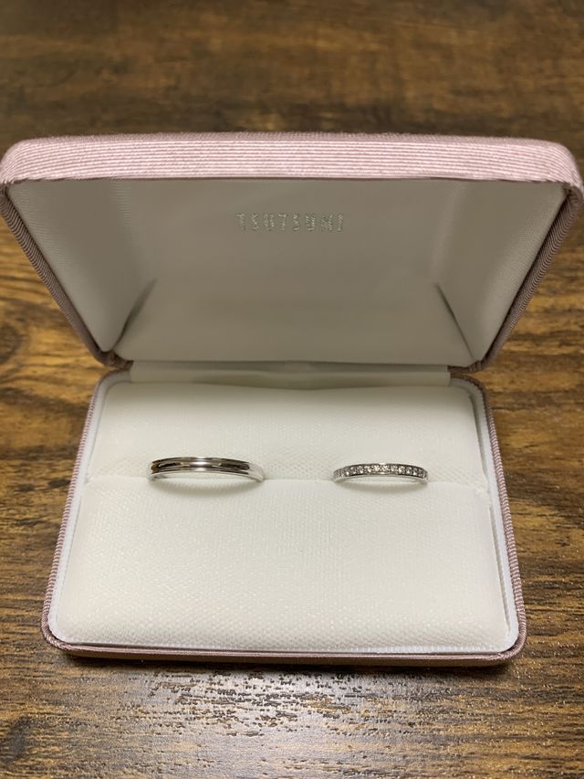 素材：Pt950
女性用ダイヤモンド0.14