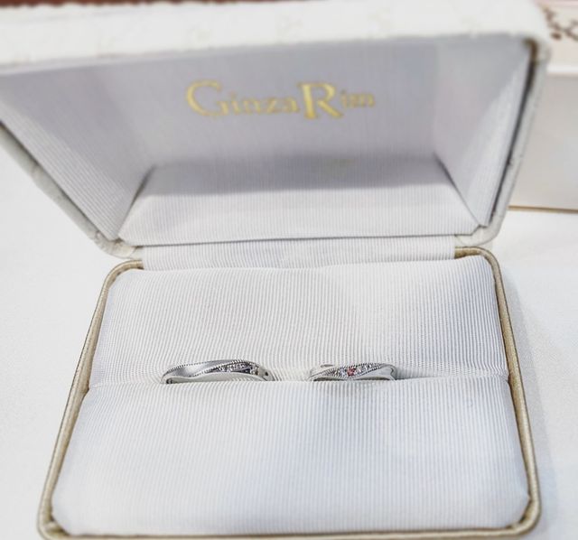 購入した結婚指輪