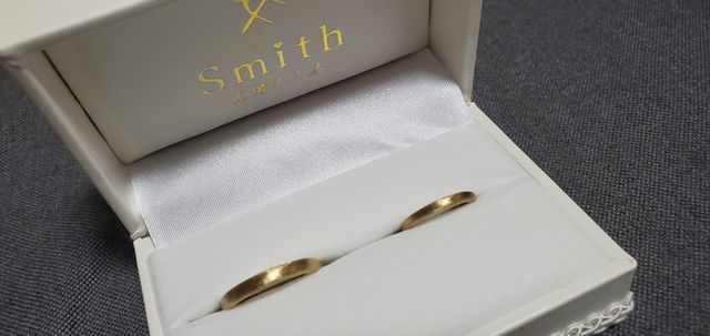 結婚指輪(裏面)