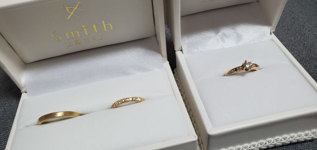 婚約指輪+結婚指輪(表面)