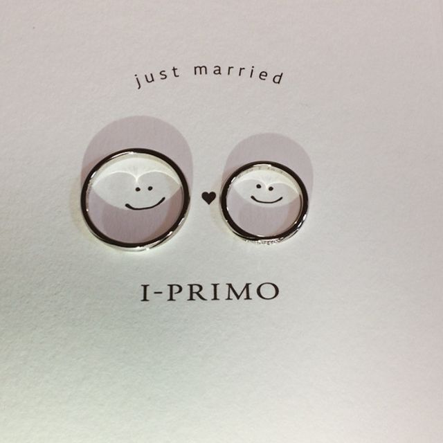 お気に入りの結婚指輪です