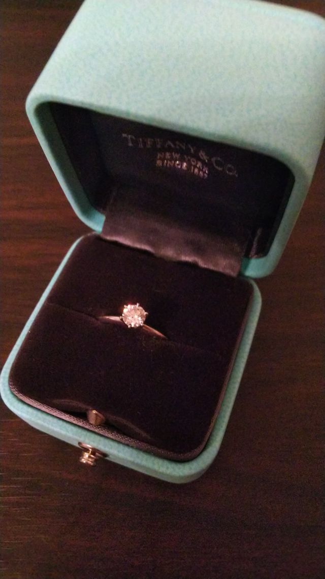 購入したのはティファニーセッティングです♪ お気に入りです！