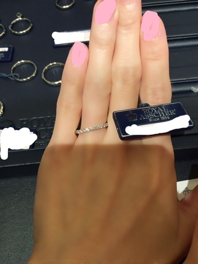 0.3カラット、ハーフエタニティ