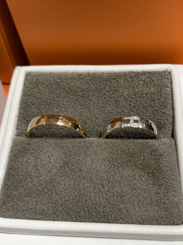 エヴァーヘラクレスのホワイトゴールドとピンクゴールドです。