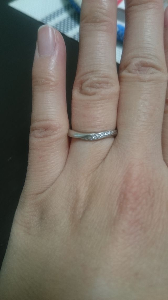 結婚指輪です。
