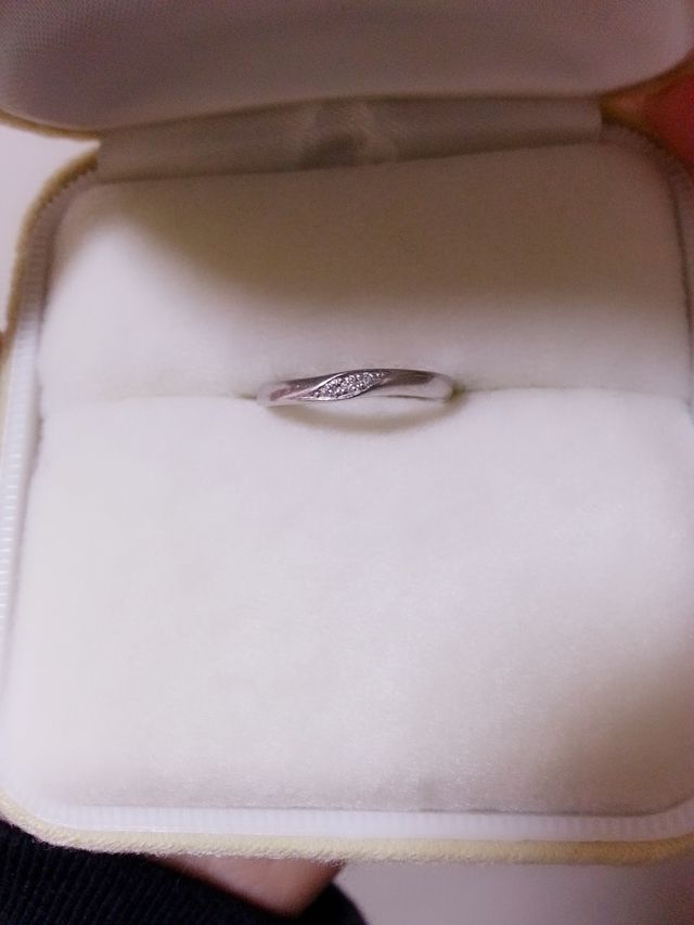 結婚指輪として購入しました。