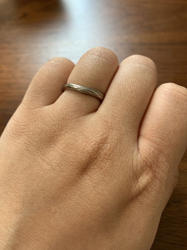 着用時の写真です。