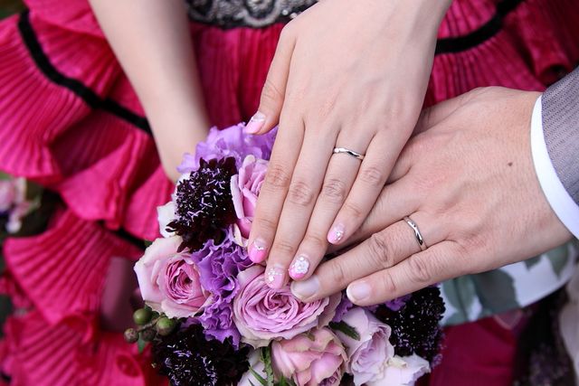 結婚式当日に撮っていただいたものです。