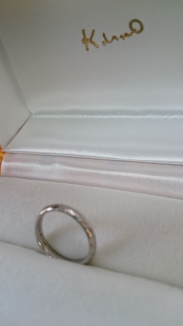 結婚指輪として主人とセット