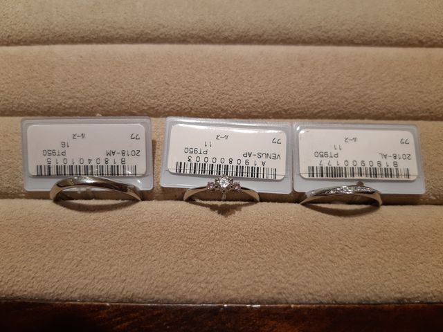 婚約・結婚指輪を購入しました。とても素敵です！