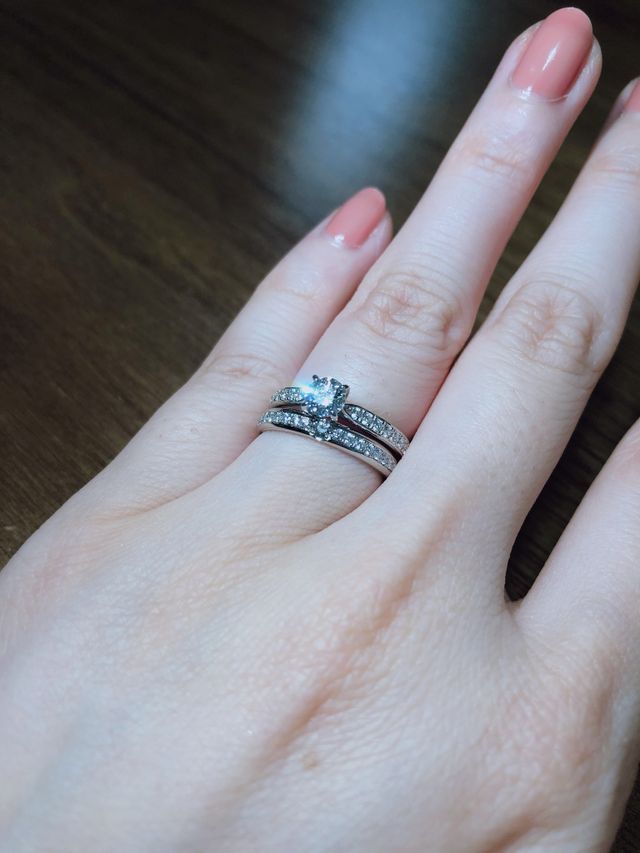 ダイヤモンドがばちばち輝きます