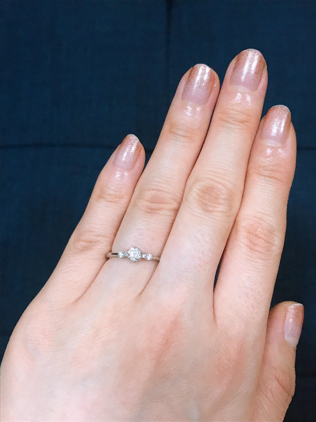 クラウンモチーフの新作エンゲージリング♪