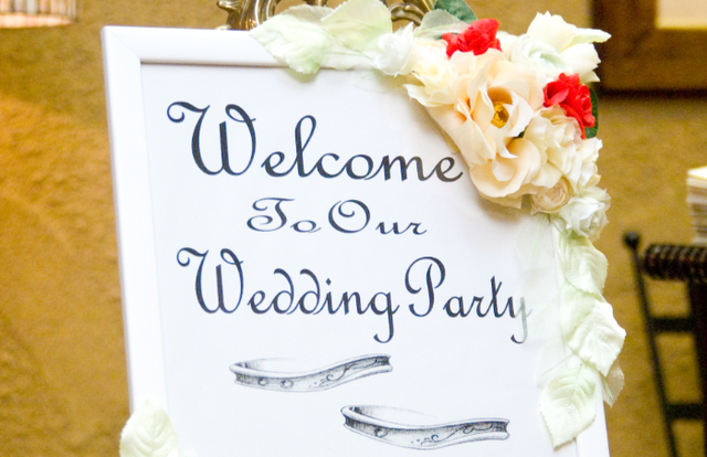 デザイン画をウェルカムボードに